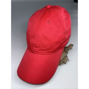 Nike Heritage 86 Adjustable Baseball Hat Solid Red Neon Head Wear Cap